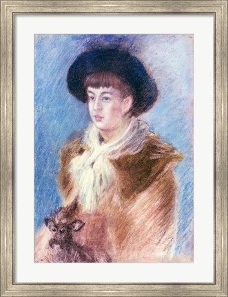 Framed Suzanne (1869-99) Print