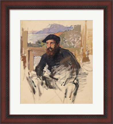 Framed Self Portrait in his Atelier, c.1884 Print