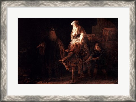 Framed Departure of the Shemanite Wife Print