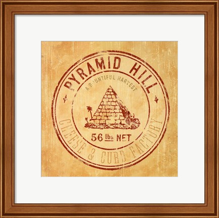 Framed Pyramid Hill Print
