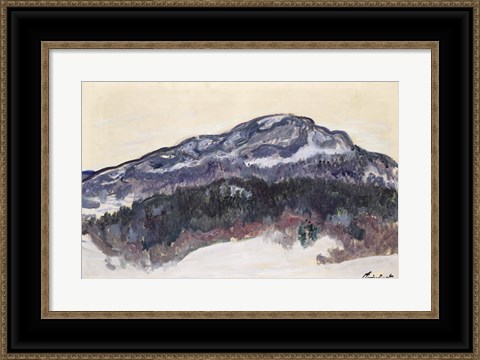 Framed Mount Kolsaas, Norway, 1895 Print