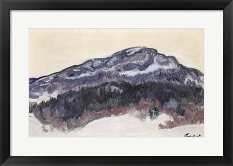 Framed Mount Kolsaas, Norway, 1895 Print