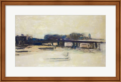 Framed Study for Charing Cross Bridge Print