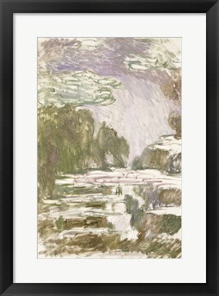 Framed Study for the Waterlilies, 1907 Print