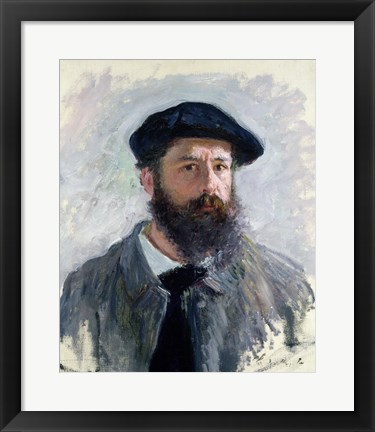 Framed Self Portrait with a Beret, 1886 Print