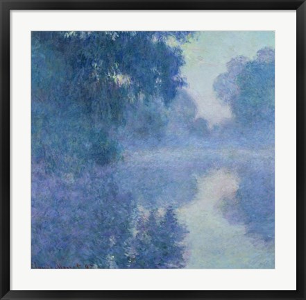 Framed Branch of the Seine near Giverny, 1897 Print
