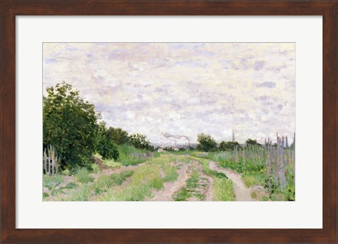 Framed Path through the Vines, Argenteuil, 1872 Print