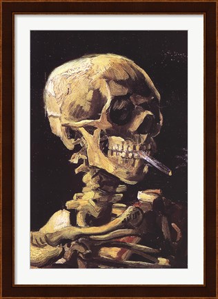 Framed Skull Print