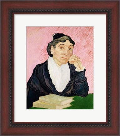 Framed woman from Arles Print