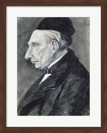 Framed Portrait of the Artist&#39;s Grandfather, 1881 Print