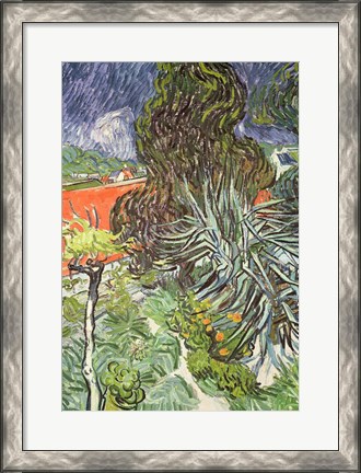 Framed Garden of Doctor Gachet at Auvers-sur-Oise, 1890 Print