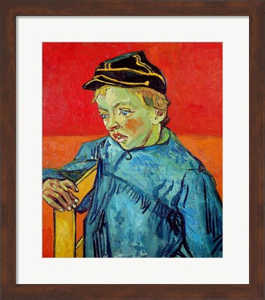 Framed Schoolboy Print