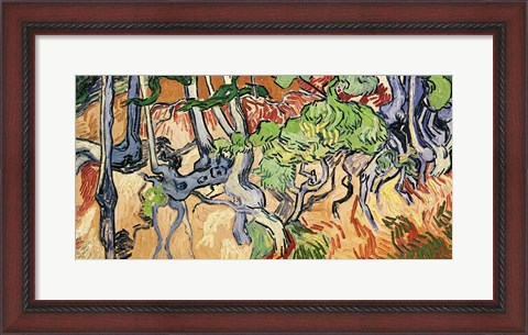 Framed Tree roots, 1890 Print