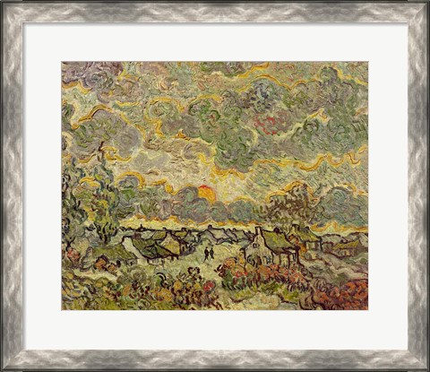 Framed Autumn landscape, 1890 Print