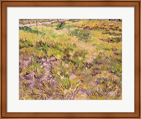 Framed Meadow with Butterflies, 1890 Print