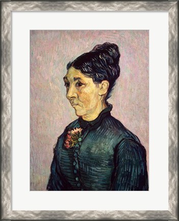 Framed Portrait of Madame Jeanne Lafuye Trabuc, 1889 Print