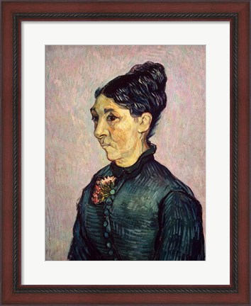 Framed Portrait of Madame Jeanne Lafuye Trabuc, 1889 Print