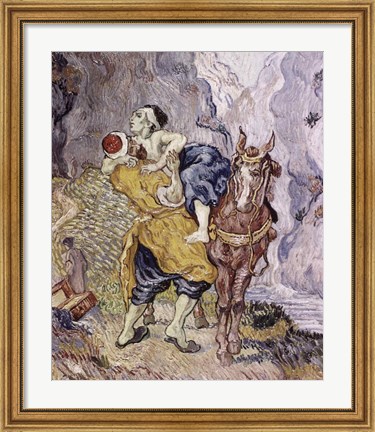 Framed Good Samaritan, 1890 Print