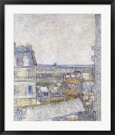 Framed View from the Artist&#39;s Window Print