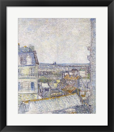 Framed View from the Artist&#39;s Window Print