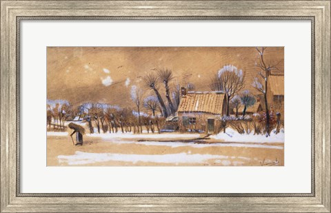 Framed Winter, 1881 Print