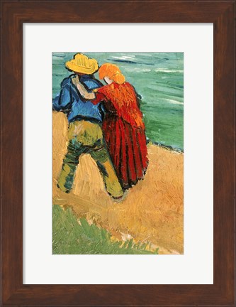 Framed Pair of Lovers, Arles, 1888 Print
