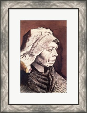 Framed Portrait of a Woman Print