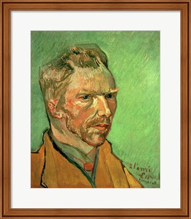 Framed Self Portrait, 1888 Print