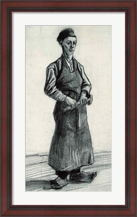 Framed Young Blacksmith, 1882 Print
