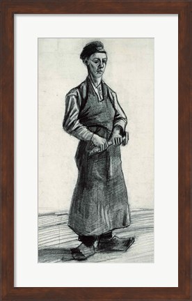 Framed Young Blacksmith, 1882 Print