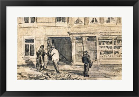 Framed Bakery in de Geest, 1882 Print