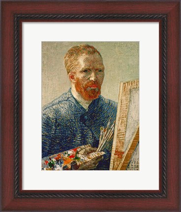 Framed Self Portrait as an Artist, 1888 Print