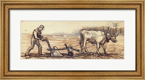 Framed At the Plough Print