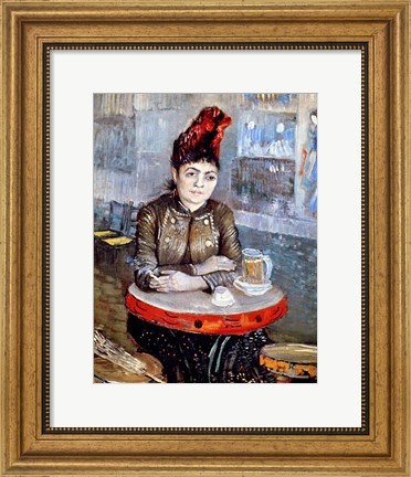 Framed Woman in the &#39;Cafe Tambourin&#39;, 1887 Print