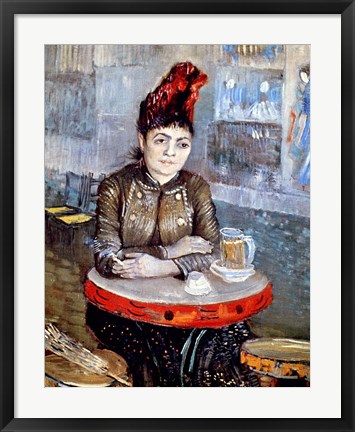 Framed Woman in the &#39;Cafe Tambourin&#39;, 1887 Print