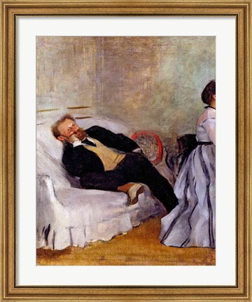 Framed Monsieur and Madame Edouard Manet Print