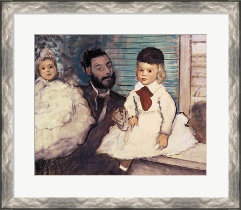 Framed Comte Le Pic and his Sons Print