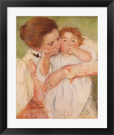 Framed Mother and Child, 1897 Print