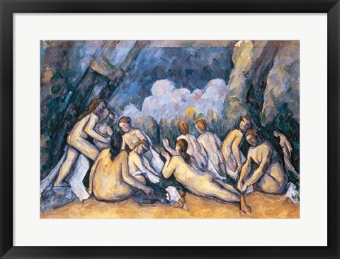 Framed Large Bathers Print