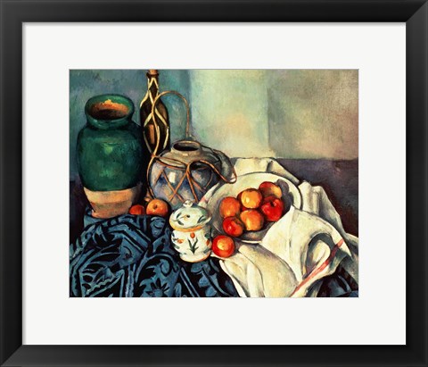 Framed Still Life with Apples Print