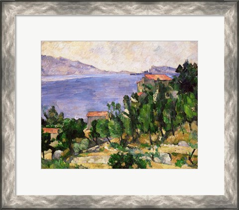 Framed View of Mount Marseilleveyre and the Isle of Maire Print