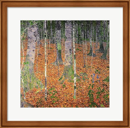 Framed Birch Wood, 1903 Print