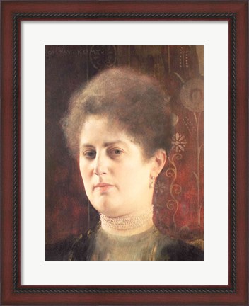 Framed Portrait of a lady Print