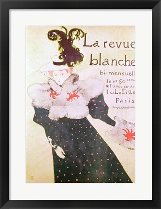 Framed Poster advertising &#39;La Revue Blanche&#39;, 1895 Print