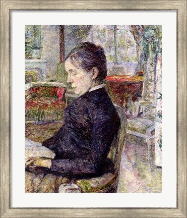 Framed Adele Tapie de Celeyran Print