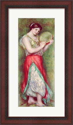 Framed Dancing Girl with Tambourine, 1909 Print