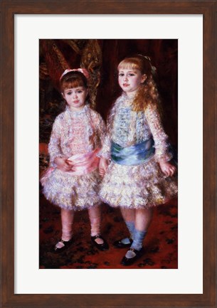 Framed Cahen d&#39;Anvers Girls Print