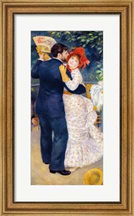 Framed Dance in the Country, 1883 Print