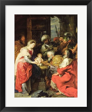 Framed Adoration of the Magi Print