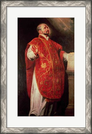 Framed St. Ignatius of Loyola Print